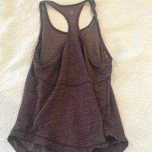 Lulu Lemon Purple Mesh Tank